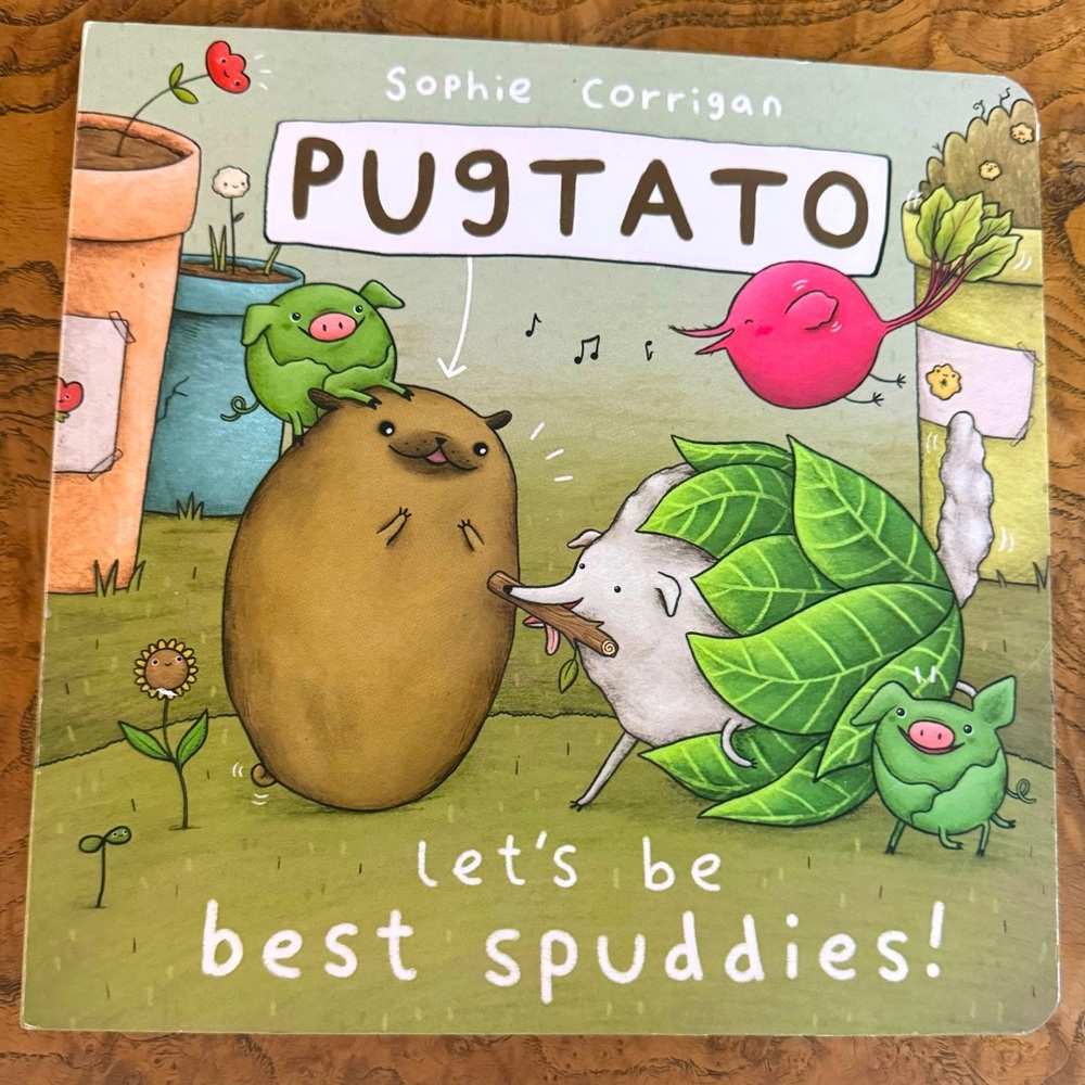 4/$20 💕 PUGTATO let’s be best supiddies book